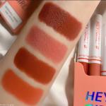 Hey Girl Matte Lipstick Pack of 4 - Long Lasting Velvet Semi-Matte Lip Colors