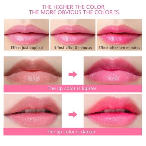 Pink Magic Lip Balm Color-Changing Lip Tint for Natural Pink Glow with Long-Lasting Moisturization