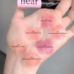 Gege Bear Heart-Shaped Moisturizing Lip Gloss & Solid Lipstick Set - 6 Shades with Vibrant Color and Hydration