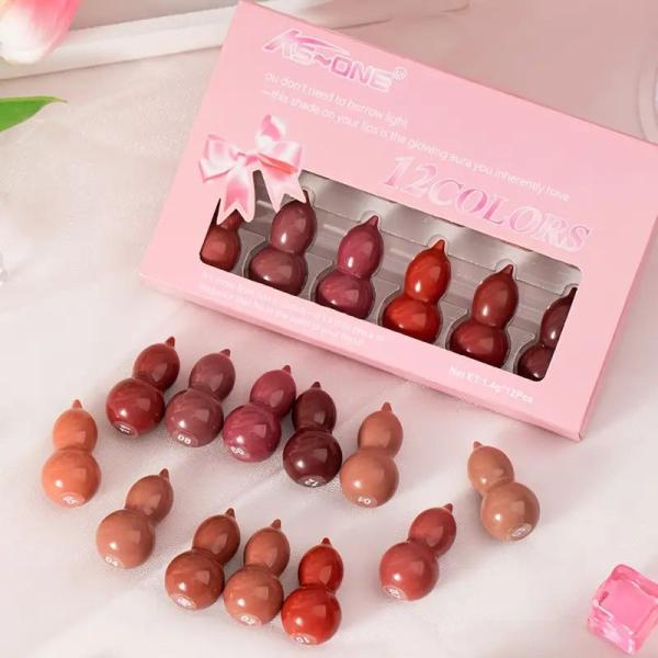 Tijarat Online Mini Matte Lipstick Capsule Set – 9/12/18 Vibrant Colors with Waterproof and Sweat-Resistant Formula