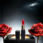 Hot Red Lipstick with Rich Pigment and Matte Finish