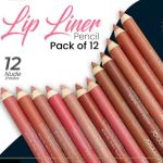 Flormar Matte Color Lip Pencil High Pigmentation Creamy Waterproof Lip Liner