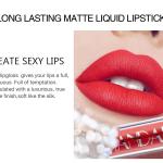 Handaiyan 6-Piece Lip Gloss Set - Velvet Moisturizing Waterproof Matte Lipstick Kit with Non-Stick Formula