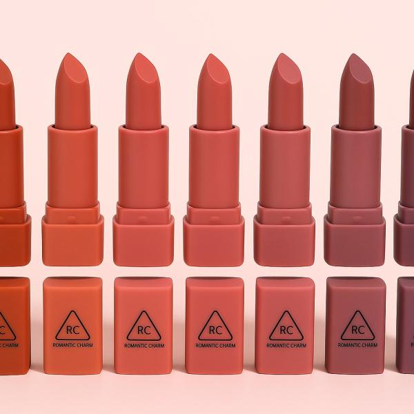 High Quality Organic Matte Waterproof Lipstick Set with 6 Rich Nourishing Shades