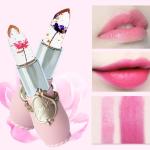 EMPER Transparent Flower Jelly Lipstick - Temperature Color Change, Waterproof, Long Lasting