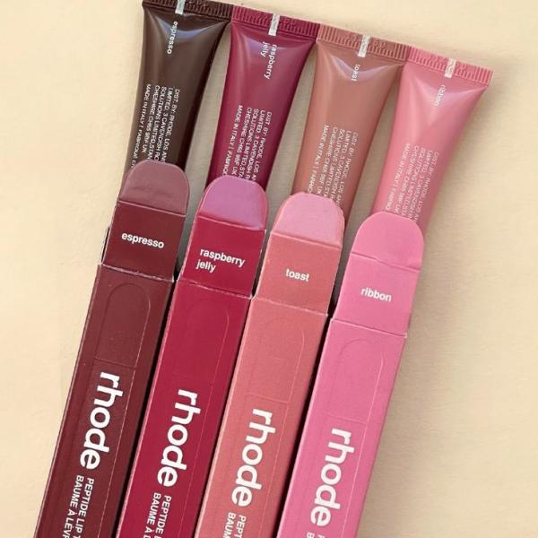 Rhode Peptide Lip Treatment & Gloss - Hydrating Tinted Lip Balm with High Shine Finish