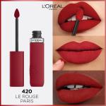L'Oreal Paris Infallible Matte Resistance Liquid Lipstick 420 Le Rouge Paris