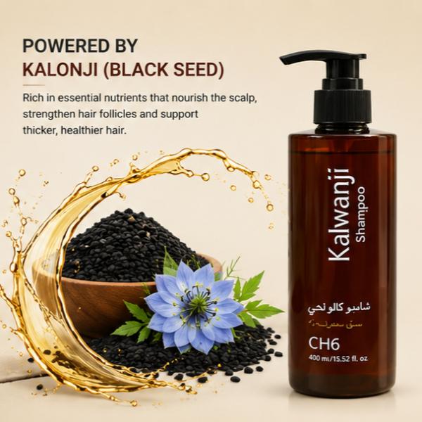 Kalwanji CH6 Organic Kalonji Shampoo 400ML – Hair Fall Care