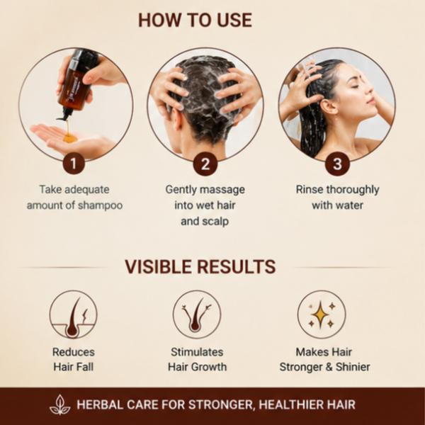 Kalwanji CH6 Organic Kalonji Shampoo 400ML – Hair Fall Care