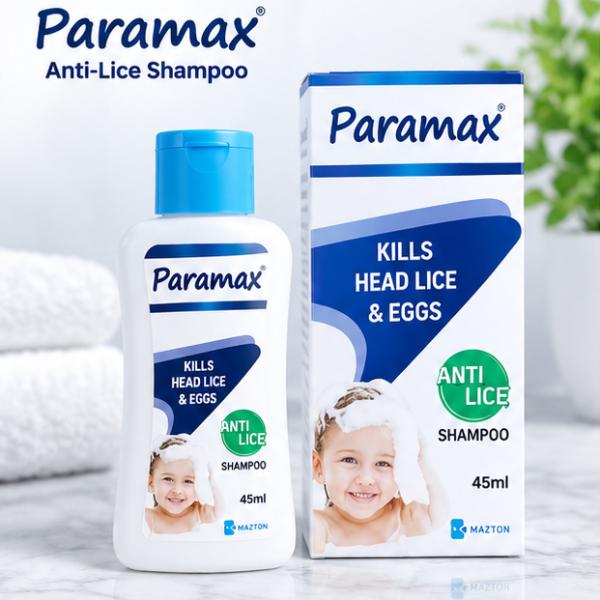 Paramax Anti-Lice Shampoo 45ml Permethrin 1% Lice & Nit Treatment
