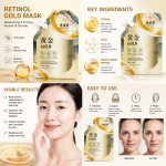 SADOER Venom Gold Retinol Peptide Facial Mask 100g Moisturizing