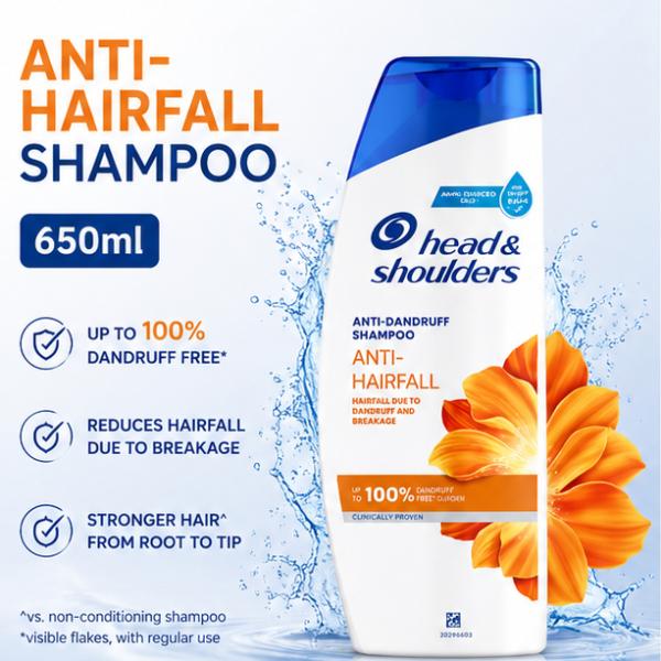 Anti Hairfall Shampoo 650ML – Strengthening & Scalp Care Formula