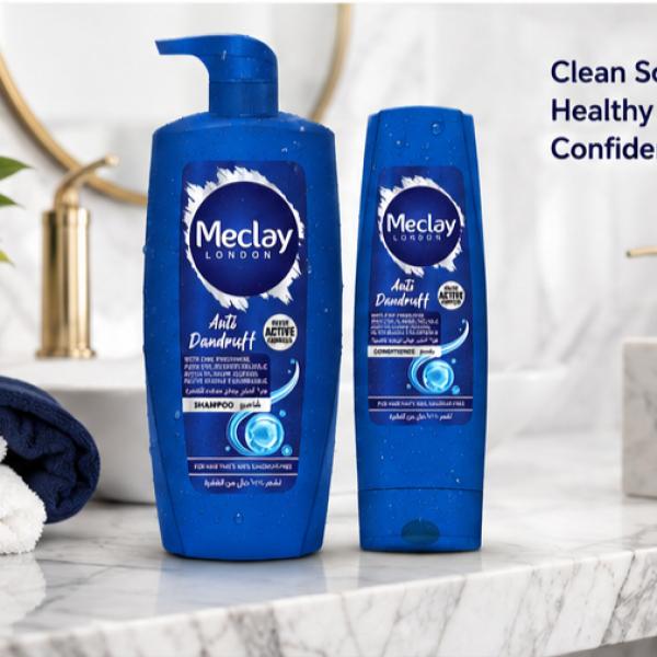 Meclay London Anti Dandruff Shampoo 660ML + Conditioner 180ML
