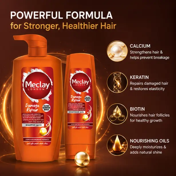 title-meclay-london-damage-repair-shampoo-660ml-conditioner-180ml-set-2