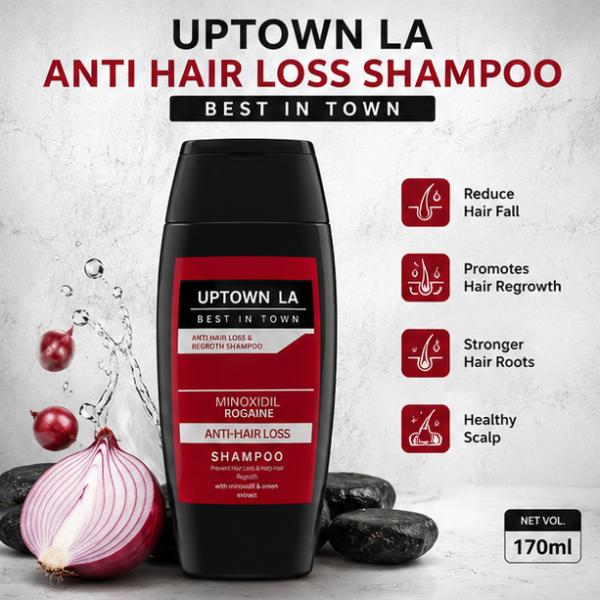 Uptown LA Anti Hair Loss & Regrowth Shampoo Best in Town 170ml