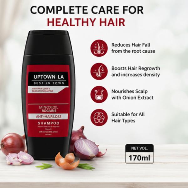 Uptown LA Anti Hair Loss & Regrowth Shampoo Best in Town 170ml