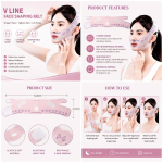V Line Face Mask Jawline Lifting Belt Double Chin Reducer