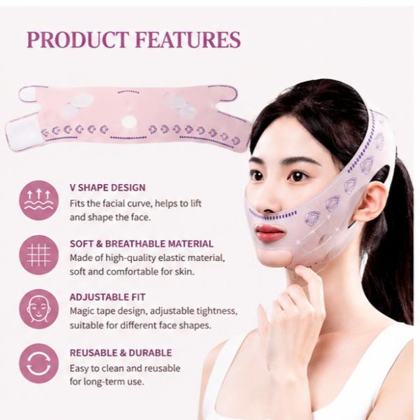 V Line Face Mask Jawline Lifting Belt Double Chin Reducer