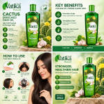 Vatika Cactus Hair Oil 200ml | Anti-Breakage Nourishing Hair Oil