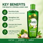 Vatika Cactus Hair Oil 200ml | Anti-Breakage Nourishing Hair Oil